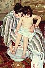 Mary Cassatt Famous Paintings - The Bath